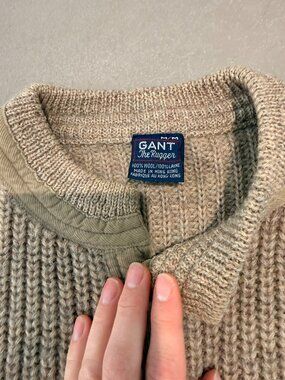 GANT "The Rugger" sweater | Men's Medium | 100% Wool